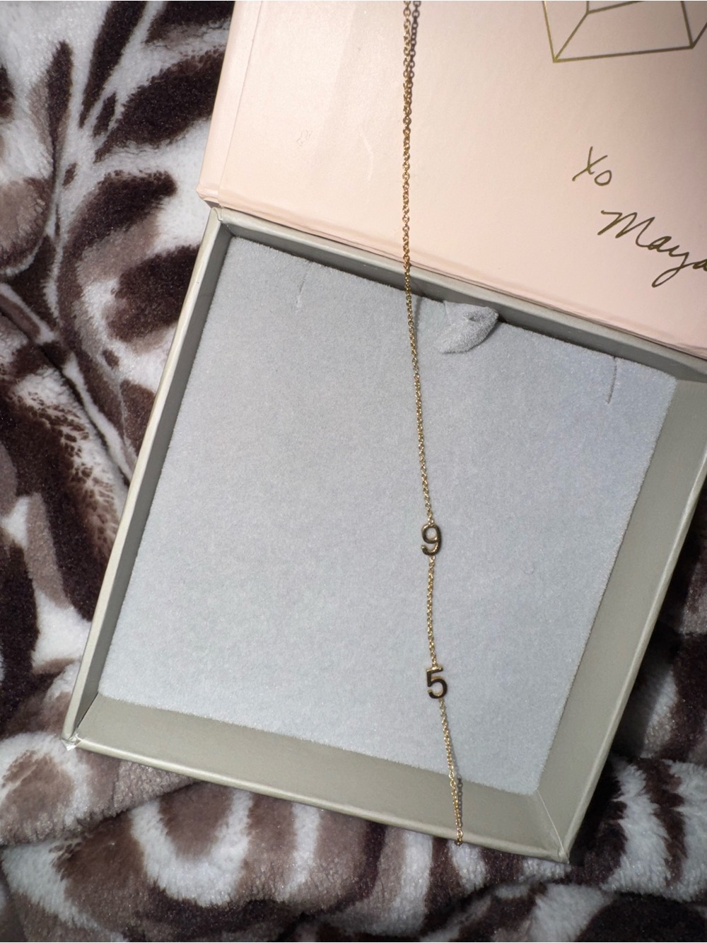 Maya Brenner Initial Necklace